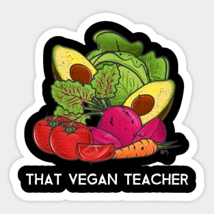 That Vegan Teacher Sticker